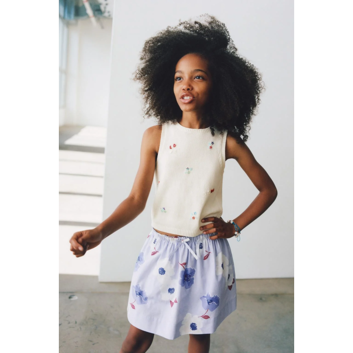 FLORAL BERMUDA SKORT