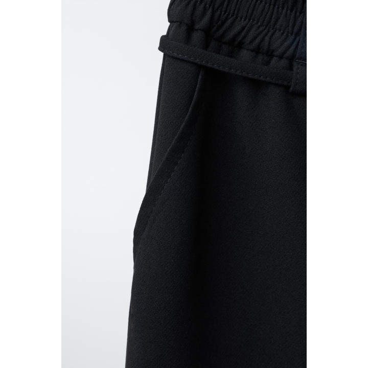 Базовые широкие брюки в стиле костюма с поясом