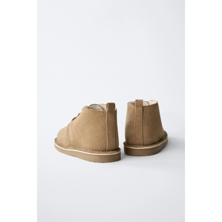 КОЖАНЫЕ БОТИНКИ С ПОДКЛАДКОЙ