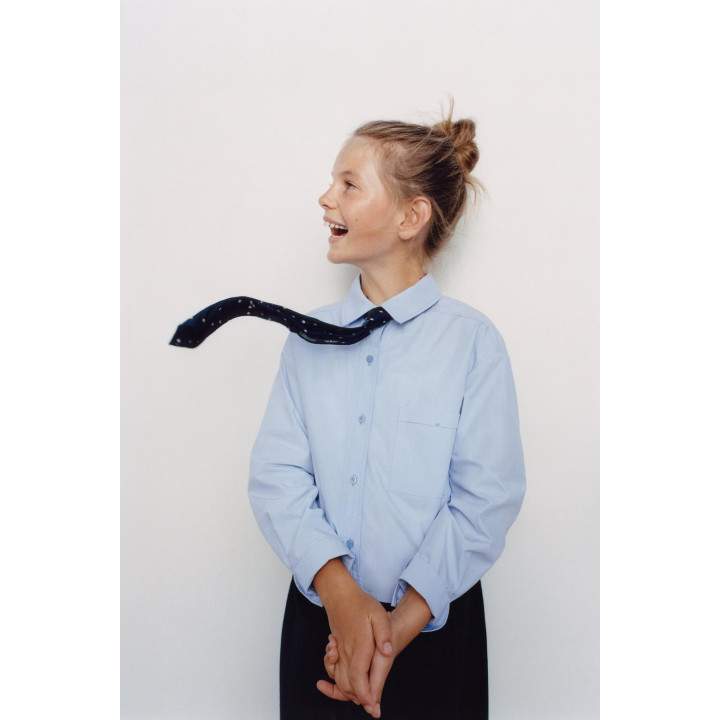 РУБАШКА ИЗ ПОПЛИНА С КАРМАНОМ