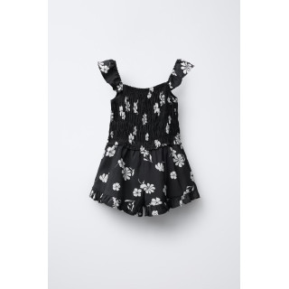 КОРОТКИЙ КОМБИНЕЗОН С ЦВЕТОЧНЫМ ПРИНТОМ