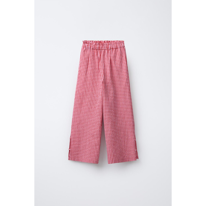 Брюки в клетку gingham