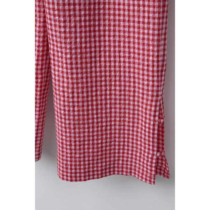 Брюки в клетку gingham