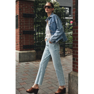 Джинсы z.02 прямые на щиколотке с высокой талией