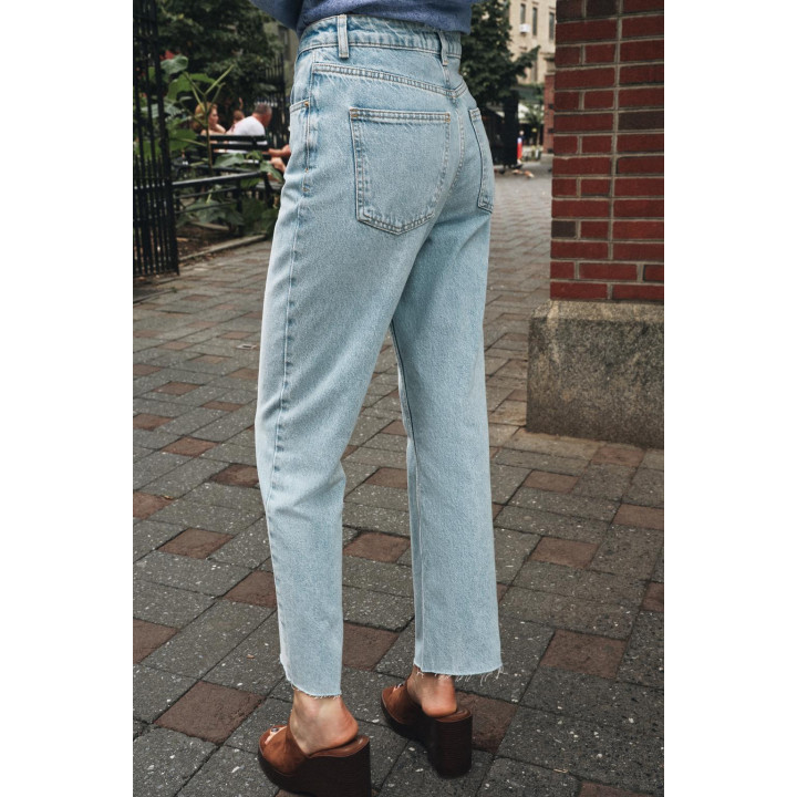 Джинсы z.02 прямые на щиколотке с высокой талией