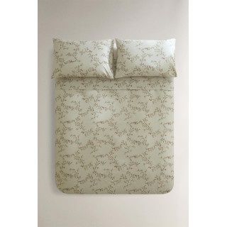 Покрывало с принтом листьев