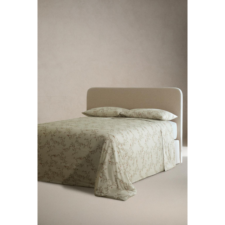 Покрывало с принтом листьев