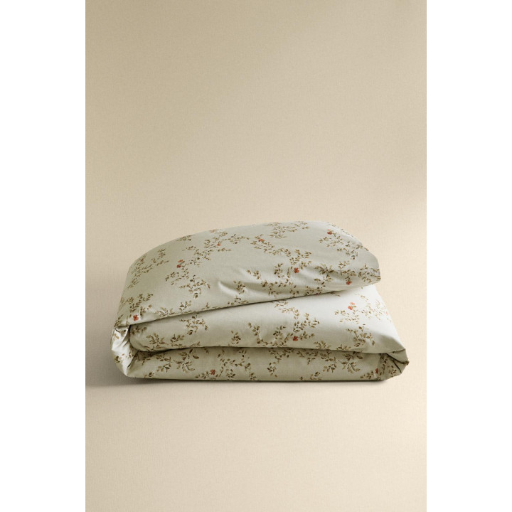 Покрывало с принтом листьев