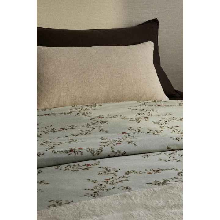 Покрывало с принтом листьев