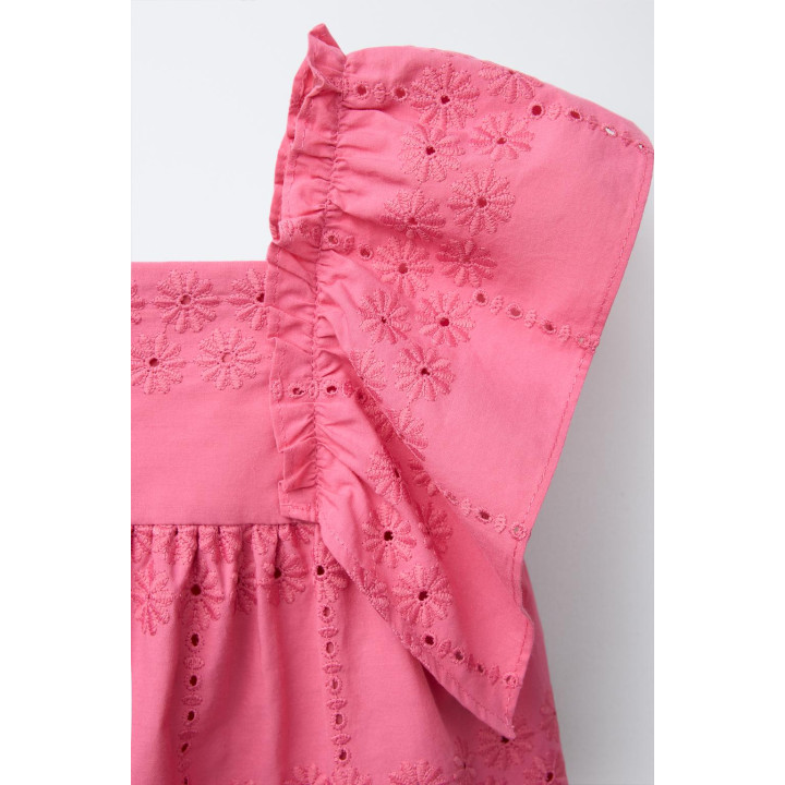 ПЛАТЬЕ С ВЫШИТЫМИ ЦВЕТАМИ