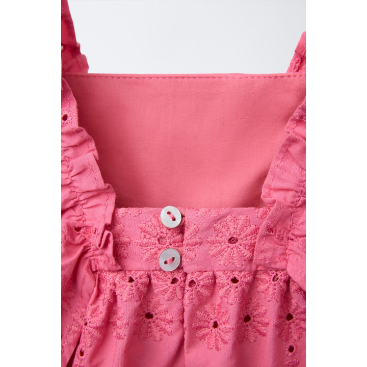 ПЛАТЬЕ С ВЫШИТЫМИ ЦВЕТАМИ