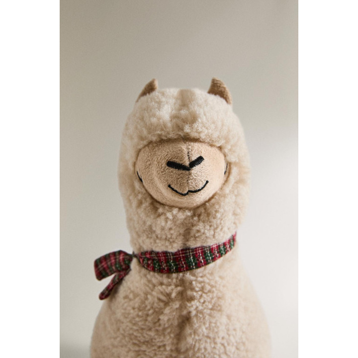 Дверная остановка llama на рождество