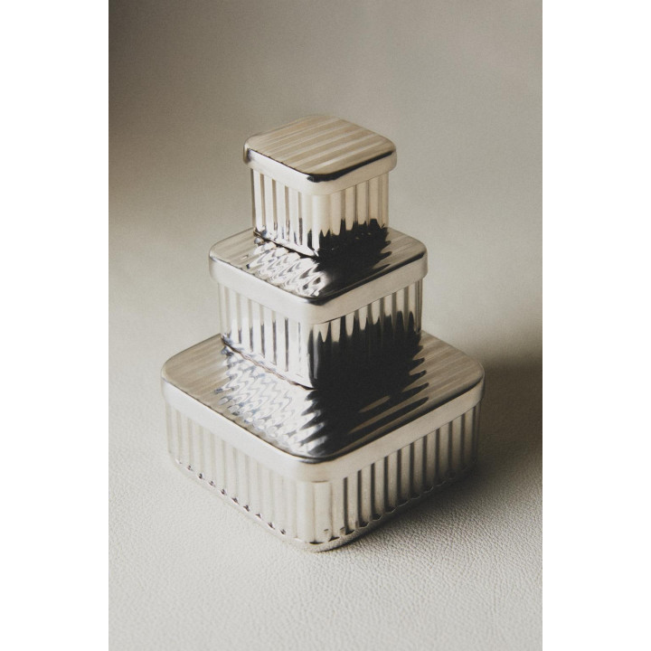 Хромированная стальная коробка