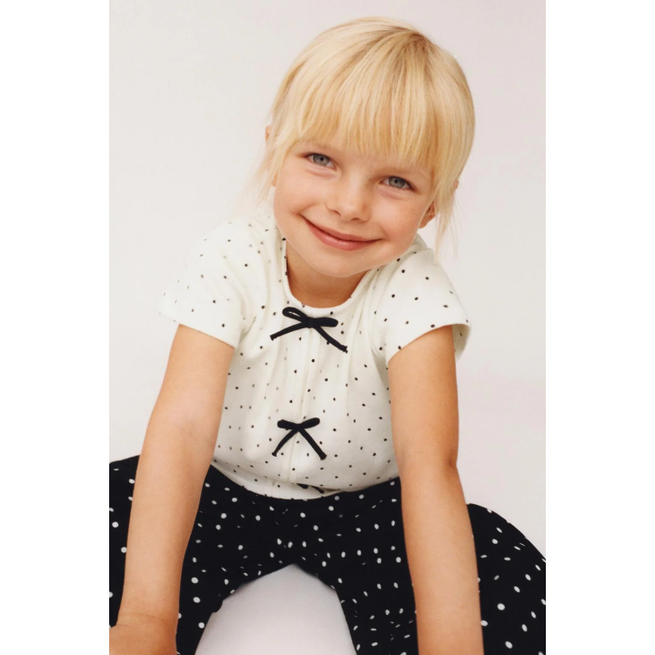 БРЮКИ-КЮЛОТЫ В ГОРОШЕК