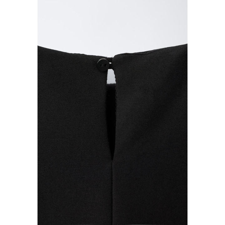 ПЛАТЬЕ С КОНТРАСТНЫМИ БАНТАМИ