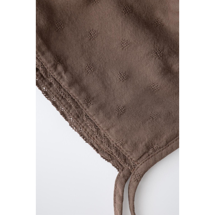 ЧЕПЧИК КРУЖЕВНОЙ С ВЫШИВКОЙ