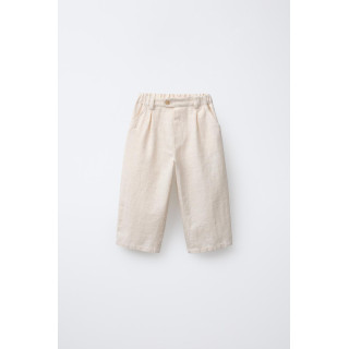 ПРЯМЫЕ БРЮКИ С ТЕКСТУРНЫМ РИСУНКОМ