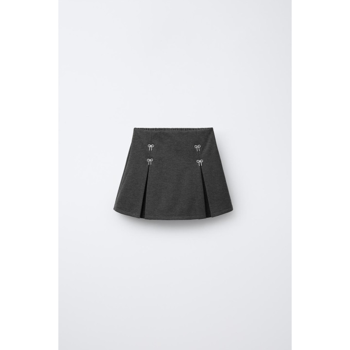 ЮБКА-ШОРТЫ С БАНТАМИ И БЛЕСТКАМИ