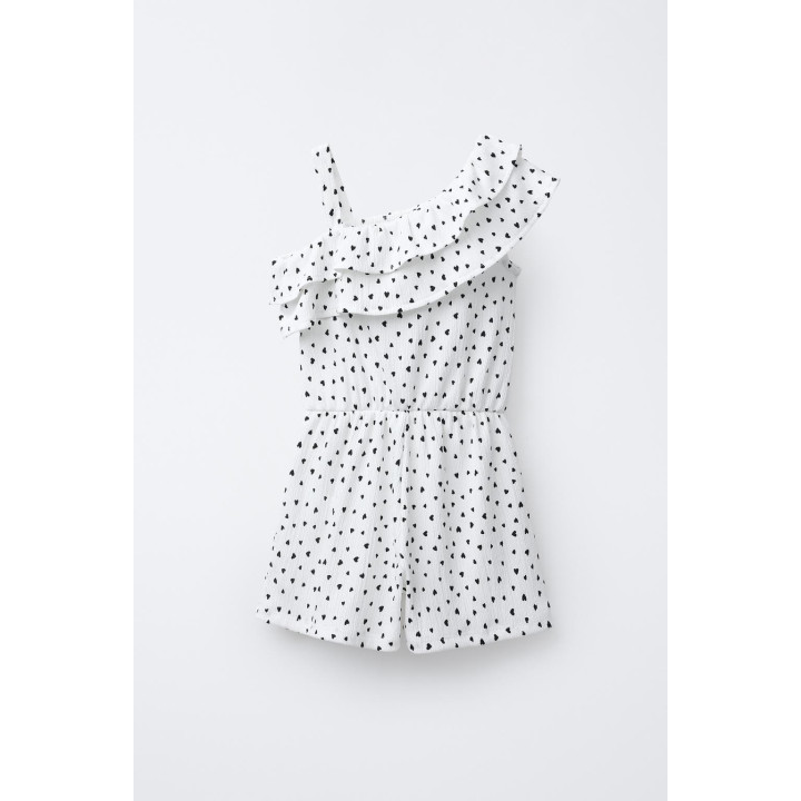 КОРОТКИЙ КОМБИНЕЗОН С СЕРДЕЧКАМИ