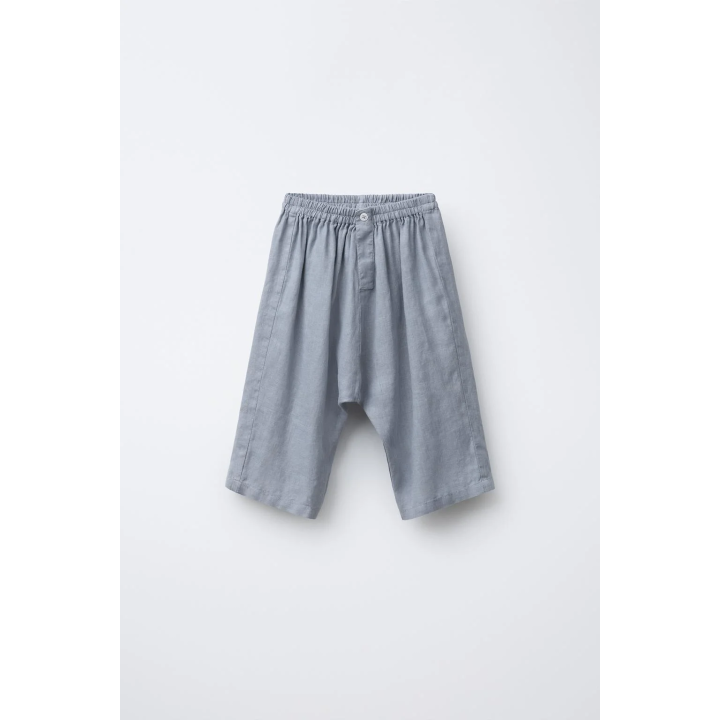 ШИРОКИЕ БРЮКИ ИЗ 100% ЛЬНА