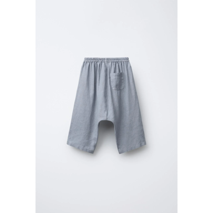 ШИРОКИЕ БРЮКИ ИЗ 100% ЛЬНА