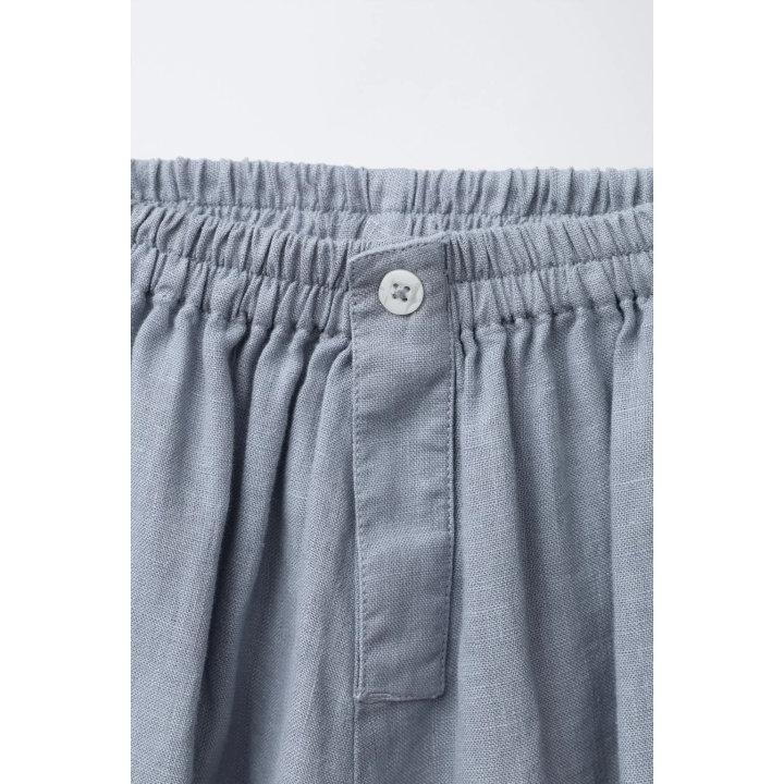 ШИРОКИЕ БРЮКИ ИЗ 100% ЛЬНА