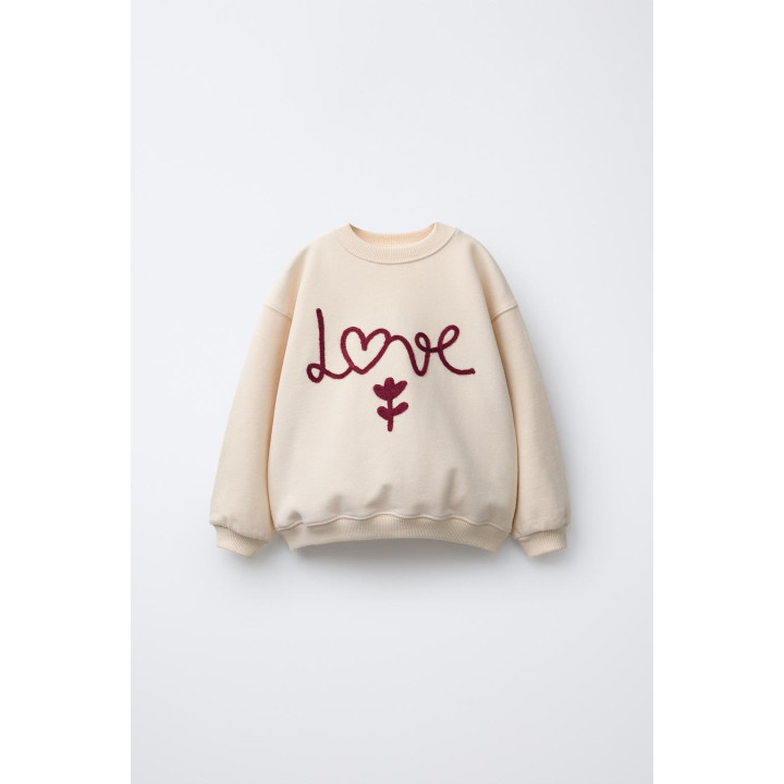 ТОЛСТОВКА С ВЫШИТОЙ НАДПИСЬЮ