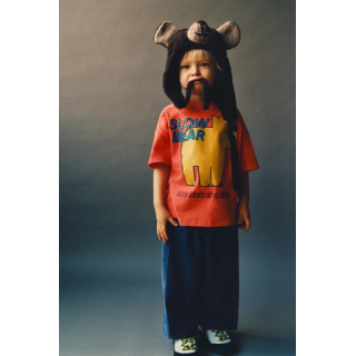 ПРЯМЫЕ БРЮКИ ИЗ МЯГКОЙ ТКАНИ С БОКОВЫМИ ПОЛОСАМИ ИЗ ВЕЛЬВЕТА