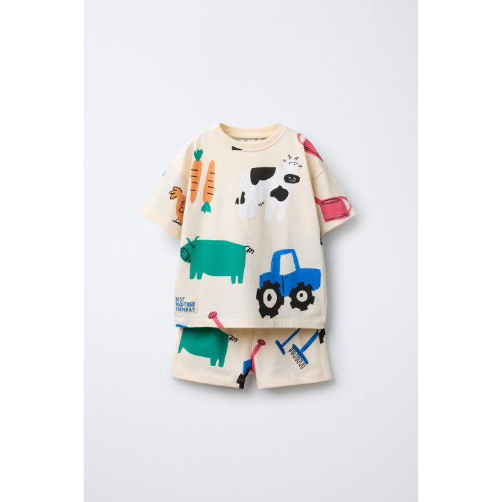 КОМПЛЕКТ ДЖОГГЕРОВ С ПРИНТОМ "ФЕРМА"