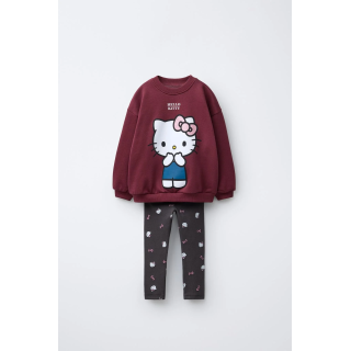 КОМПЛЕКТ ИЗ ТОЛСТОВКИ И ЛЕГГИНСОВ HELLO KITTY © SANRIO