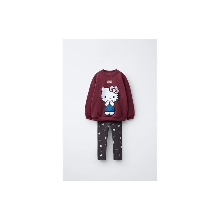 КОМПЛЕКТ ИЗ ТОЛСТОВКИ И ЛЕГГИНСОВ HELLO KITTY © SANRIO