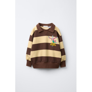 Свитшот с воротником-поло willy wonka roald dahl ©