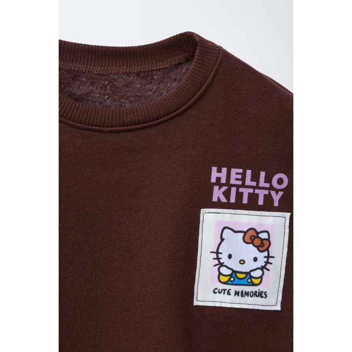 КОМПЛЕКТ ИЗ ТОЛСТОВКИ И ЛЕГГИНСОВ В РУБЧИК HELLO KITTY © SANRIO