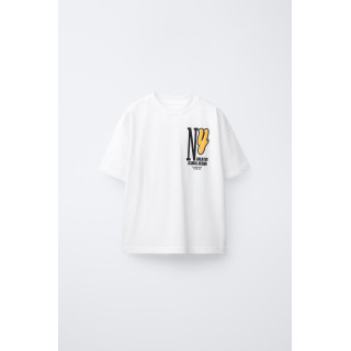 ФУТБОЛКА С РЕЛЬЕФНЫМ ПРИНТОМ NY