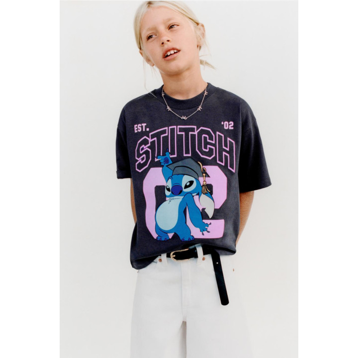 ФУТБОЛКА С ПРИНТОМ LILO & STITCH © DISNEY