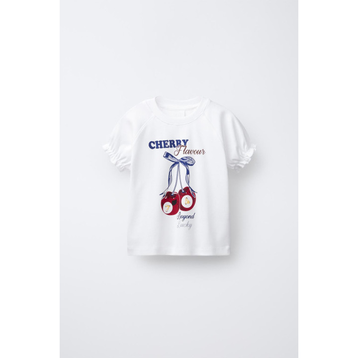 ФУТБОЛКА С ПРИНТОМ «ВИШНИ»