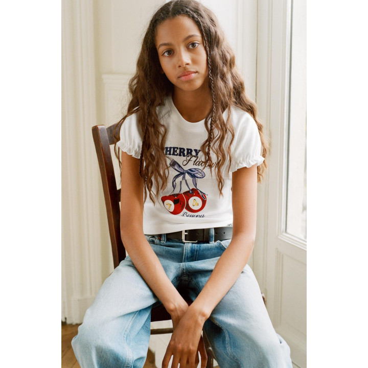 ФУТБОЛКА С ПРИНТОМ «ВИШНИ»