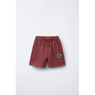 ШОРТЫ ИЗ МЯГКОЙ ТКАНИ С ВЫШИВКОЙ