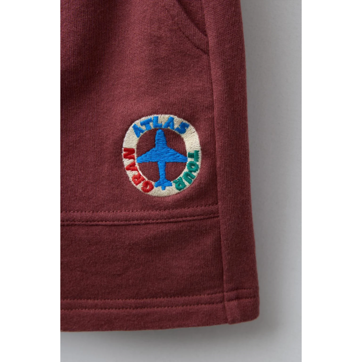 ШОРТЫ ИЗ МЯГКОЙ ТКАНИ С ВЫШИВКОЙ