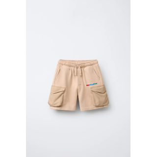 ШОРТЫ-БЕРМУДЫ КАРГО С ВЫШИВКОЙ