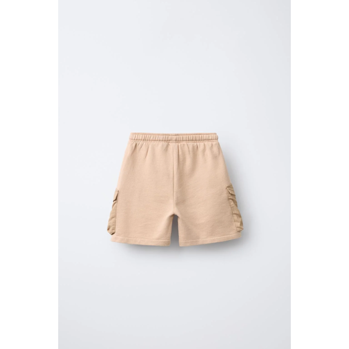 ШОРТЫ-БЕРМУДЫ КАРГО С ВЫШИВКОЙ