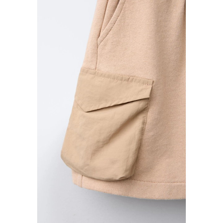 ШОРТЫ-БЕРМУДЫ КАРГО С ВЫШИВКОЙ