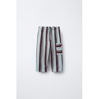 БРЮКИ КАРГО В ПОЛОСКУ