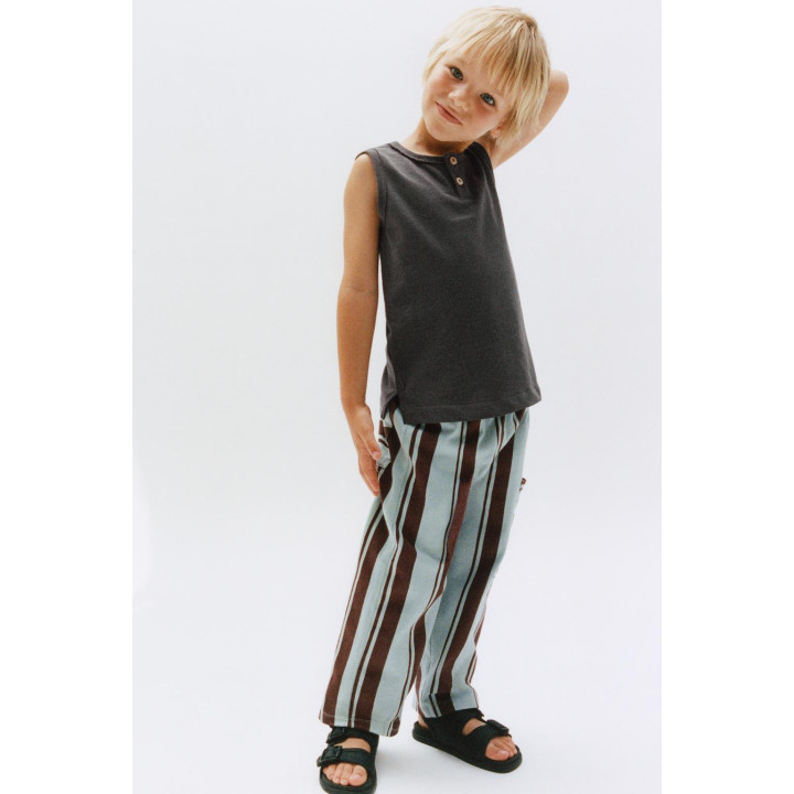 БРЮКИ КАРГО В ПОЛОСКУ