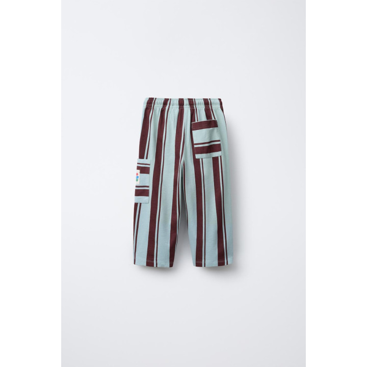 БРЮКИ КАРГО В ПОЛОСКУ