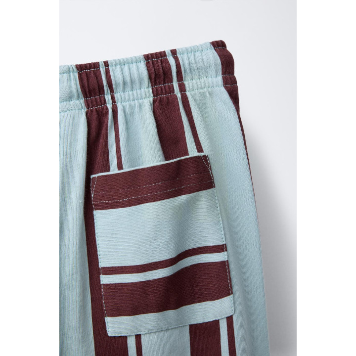 БРЮКИ КАРГО В ПОЛОСКУ