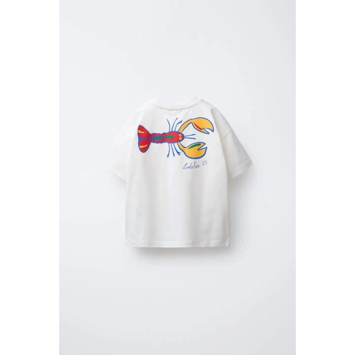 ФУТБОЛКА С ВЫШИВКОЙ ЛАНГУСТА