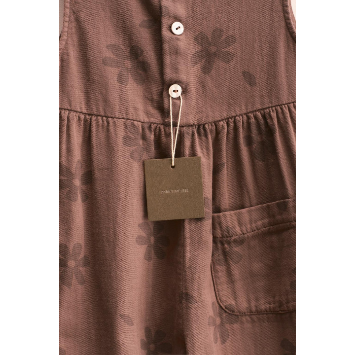 ZARA TIMELESS - КОМБИНЕЗОН С ЦВЕТОЧНЫМ ПРИНТОМ