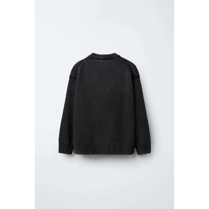 СВИТЕР С ЭФФЕКТОМ ПОТЕРТОСТИ