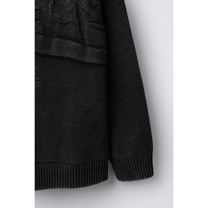 СВИТЕР С ЭФФЕКТОМ ПОТЕРТОСТИ